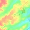 Llano de los Lobosの地形図、標高、地勢