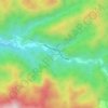 Pos Slimの地形図、標高、地勢