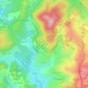 Boissieuxの地形図、標高、地勢