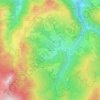 Araotzの地形図、標高、地勢