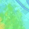 Bernの地形図、標高、地勢