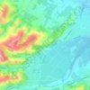 Campiglioの地形図、標高、地勢