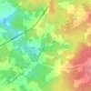 Frasertownの地形図、標高、地勢