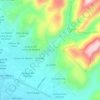 Alfaroの地形図、標高、地勢
