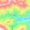 Timmgouistの地形図、標高、地勢