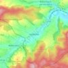 Hatterodeの地形図、標高、地勢