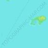 Bears Back Shoalの地形図、標高、地勢