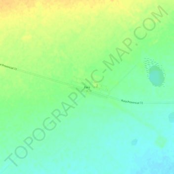 Faroの地形図、標高、地勢