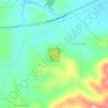 Koudiet Zeboudjの地形図、標高、地勢