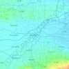 Mojokertoの地形図、標高、地勢