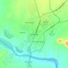 Beitbridgeの地形図、標高、地勢