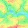 Louezの地形図、標高、地勢