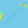 Hunga Tonga-Hunga Ha’apaiの地形図、標高、地勢