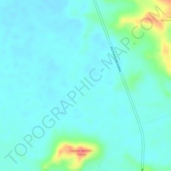 MORINDÓの地形図、標高、地勢