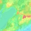 Steinebach am Wörthseeの地形図、標高、地勢