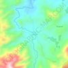 Sungayの地形図、標高、地勢