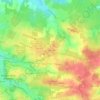Les Tabernottesの地形図、標高、地勢