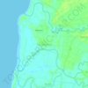 San Sebastianの地形図、標高、地勢