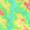 Hartmannsdorfの地形図、標高、地勢