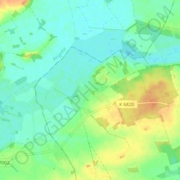 Berlittの地形図、標高、地勢