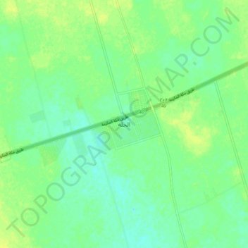 Al Jilhの地形図、標高、地勢