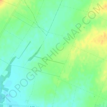 Le Haut de Chatillonの地形図、標高、地勢