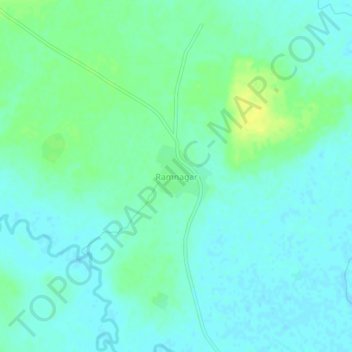 Ramnagarの地形図、標高、地勢