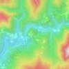 Casoliの地形図、標高、地勢
