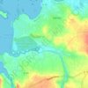 Brenesquenの地形図、標高、地勢