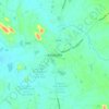 Katupothaの地形図、標高、地勢