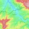 Sippenaekenの地形図、標高、地勢