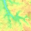 L'Angibaudièreの地形図、標高、地勢