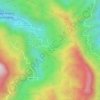 Encino Grandeの地形図、標高、地勢