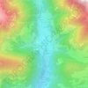 Weitental - Vallargaの地形図、標高、地勢