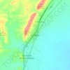 Las Matasの地形図、標高、地勢