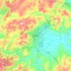 バルケスィルの地形図、標高、地勢