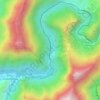San Miguelの地形図、標高、地勢