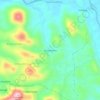 Dunukewelaの地形図、標高、地勢