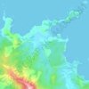 Mahinepuaの地形図、標高、地勢