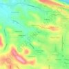 Longleaの地形図、標高、地勢