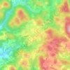 Mönchdorfの地形図、標高、地勢