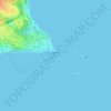 琉球諸島の地形図、標高、地勢