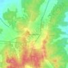 Maryboroughの地形図、標高、地勢