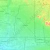 Glendaleの地形図、標高、地勢