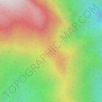 Buntu Pipingpanahの地形図、標高、地勢