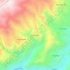 Puca Chicoの地形図、標高、地勢