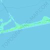 Pensacola Beachの地形図、標高、地勢