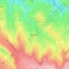 Charneuxの地形図、標高、地勢