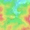 Muldenbergの地形図、標高、地勢