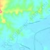 Bukidの地形図、標高、地勢